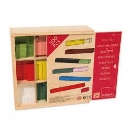 JUEGO REGLETAS CUISENAIRE 300 PIEZAS EN CAJA - GOULA