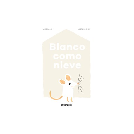 BLANCO COMO NIEVE  A Buen Paso Portada Libro