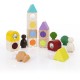 BLOQUES SENSORIALES DE MADERA Sensory Stacking Blocks Guide Craft 