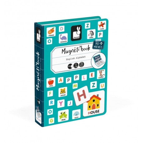 MAGNETIBOOK ENGLISH ALPHABET Janod