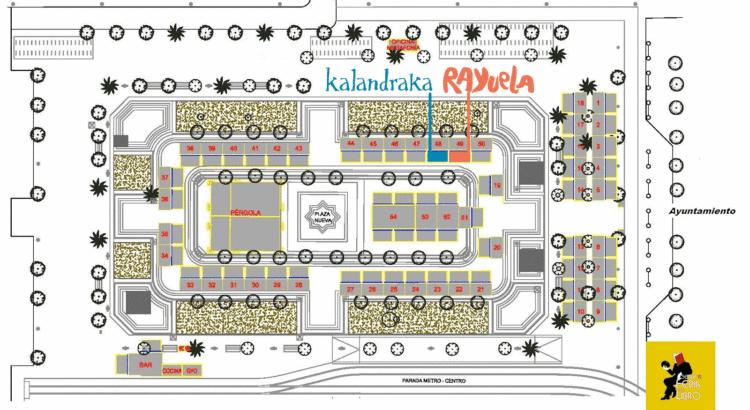 mapa feria libro