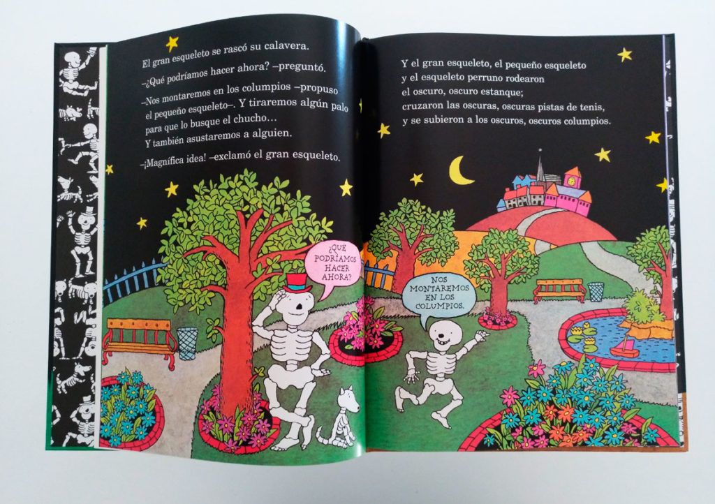 Reseña del álbum ilustrado ¡Qué risa de huesos!