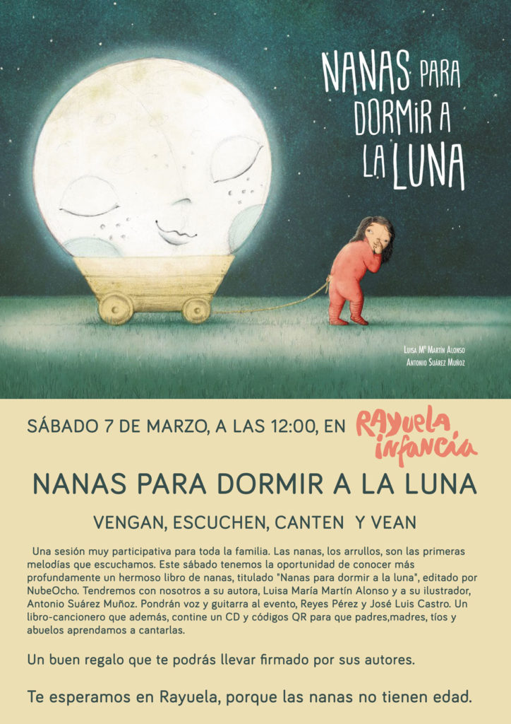 Presentación en Rayuela del libro Nanas para dormir a la luna