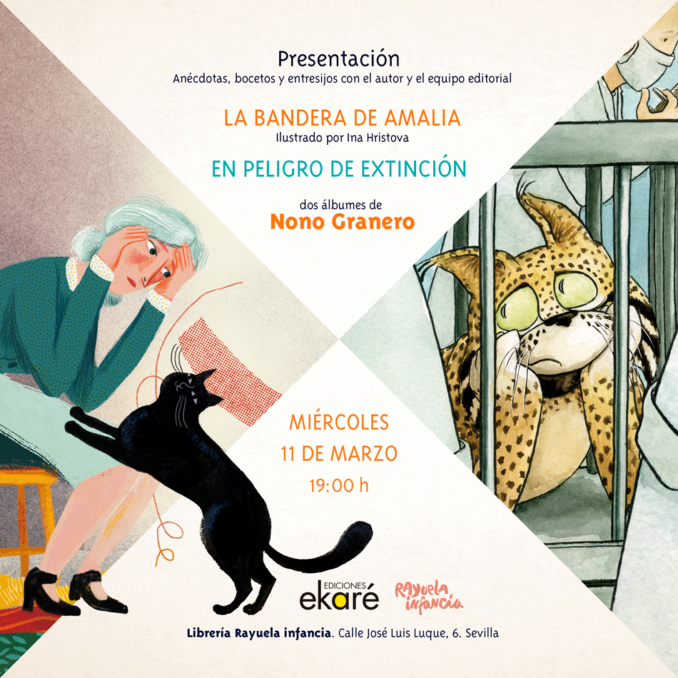 Encuentro Nono Granero y Ekaré en Rayuela
